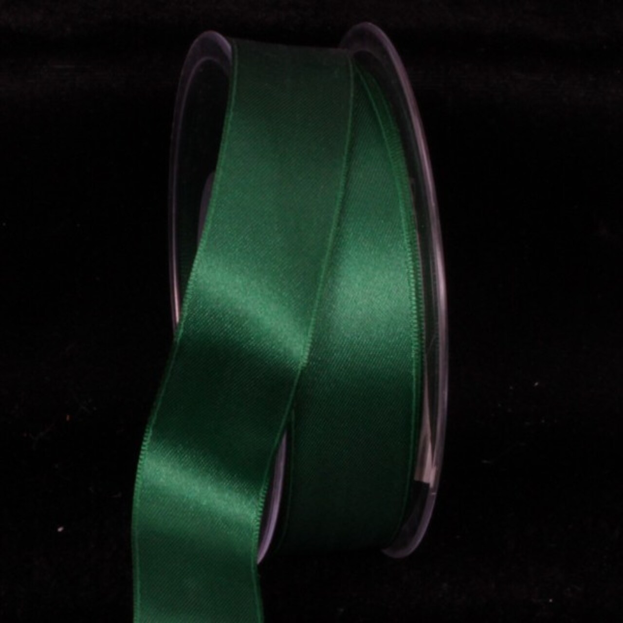The Ribbon People Shiny Deep Green Wired Craft Ribbon 1" x 22 Yards